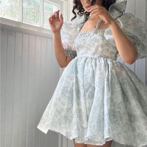 NWT Selkie Austen Da Vinci Puff Dress in Small